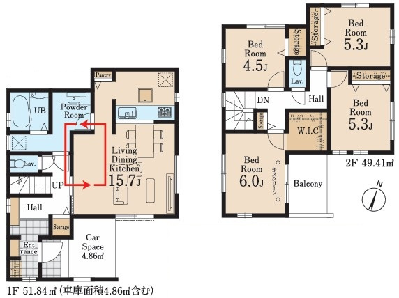 新座市新堀1丁目　新築一戸建　西武池袋線　東久留米
