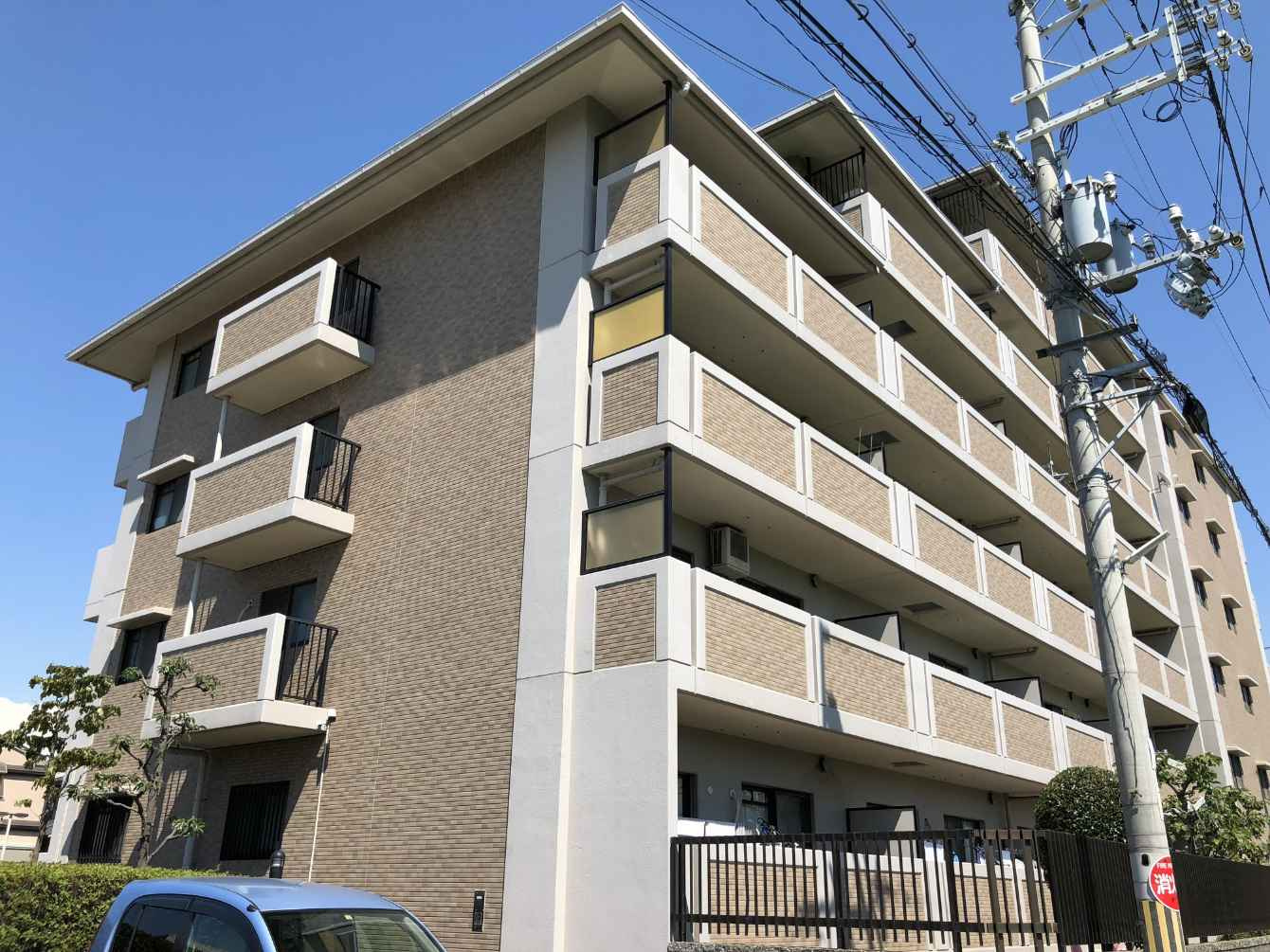 リアンジェ泉大津の外観|外はこのようになっています