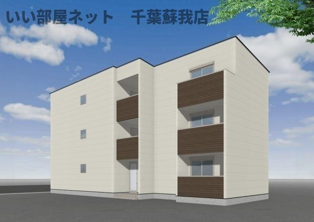(仮称)ジーメゾン千葉村田町ランタの外観パース|こちら、外観パースです