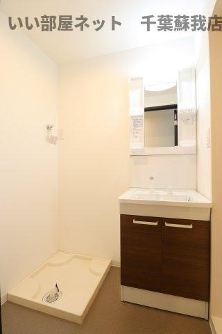 (仮称)ジーメゾン千葉村田町ランタの洗面所|同メーカー施工イメージ画像です！