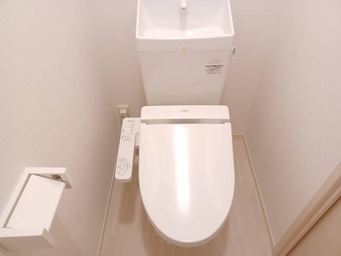 泉大津市東港町のハイツのトイレ