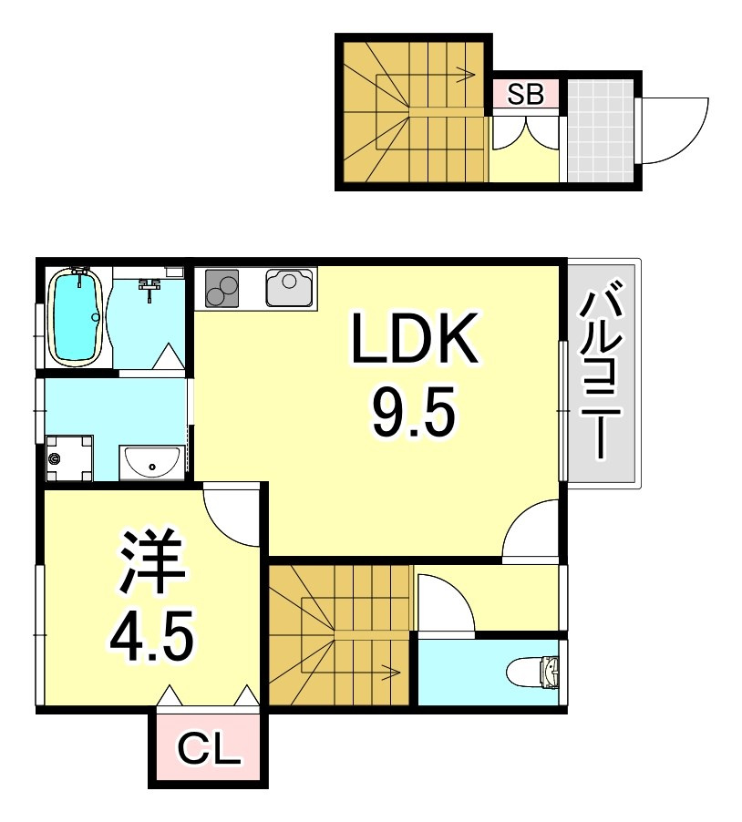 ざ・してぃ須磨Ⅴの間取り