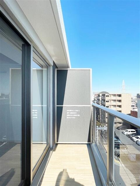 Alivis東瑞江のバルコニー