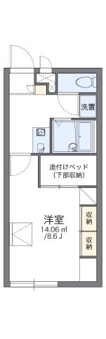 代表的な間取のため実際の間取とは異なる場合があります