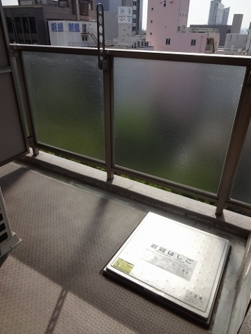 ルラシオン岡山野田屋町のバルコニー