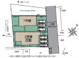 川越市天沼新田　新築分譲　「鶴ヶ島駅」徒歩15分　敷地61坪　【名細小学区】の区画図