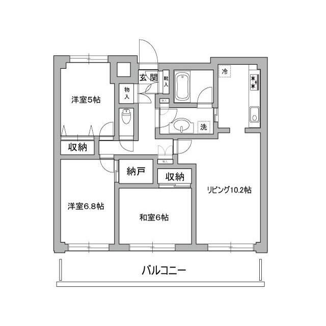 アソシエール練馬春日町の間取り