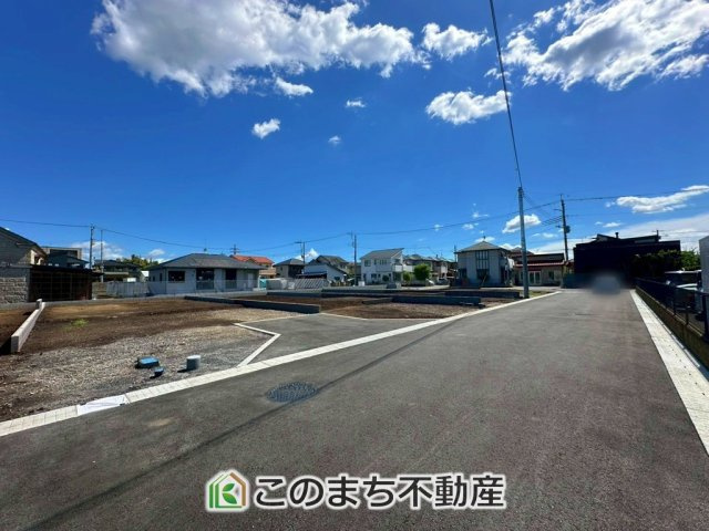ブルーミングガーデン宇都宮市江曽島町　4号棟の前面道路含む現地写真|前面道路含む現地写真