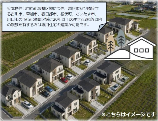 越谷市増林1丁目売地　H区画のその他