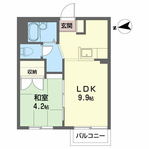 マーベラス・ローズ Ⅱの間取り