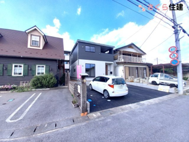 クレイドルガーデン　宇都宮市今宮第４　１棟の外観|只今建築中！陽光小学校まで650ｍ（徒歩９分）陽南中学校まで2.1㎞（徒歩27分）