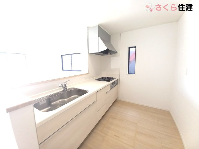 クレイドルガーデン　宇都宮市今宮第４　１棟のキッチン|システムキッチンです									
