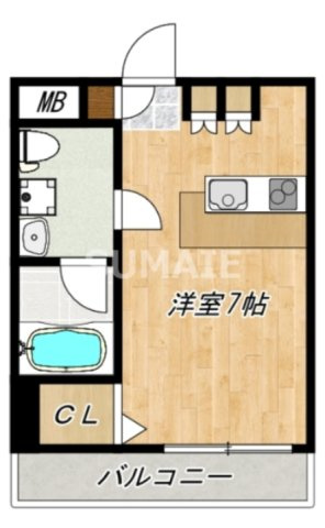 C_Roomsの間取り|間取図です！