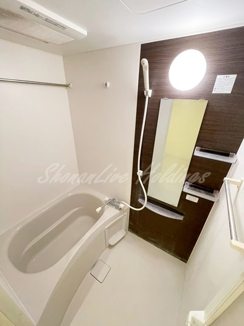 茅ヶ崎市東海岸北３丁目の賃貸マンションの浴室|浴室乾燥もあり女性の方も安心♪