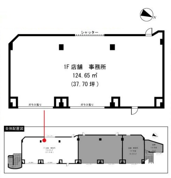 町田市小野路町の倉庫の間取り