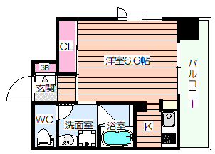 【間取り】 | ジュネーゼ京町堀パークサイド