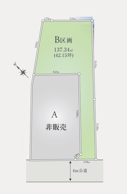 ◎藤沢市辻堂6丁目　建築条件無し　売地◎の土地図