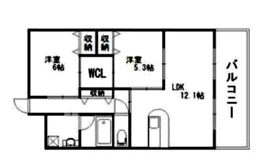 【間取り】 | ボナールD.K.
