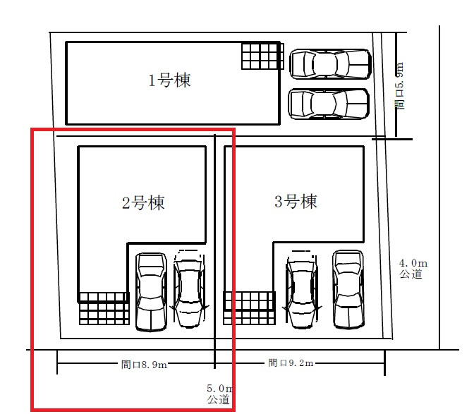 加古郡播磨町東本荘1丁目　　山陽電鉄「播磨町駅」徒歩2分の区画図
