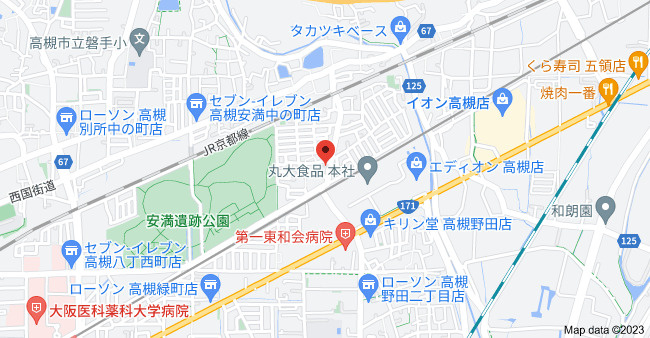 高垣ハイツの地図