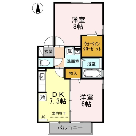 【間取り】 | ドライ･ベーレン　Y棟 