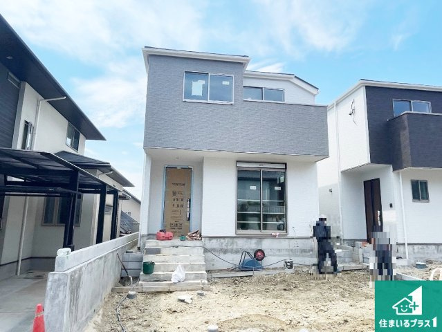 神戸市垂水区桃山台　第2期　新築一戸建ての外観|周辺は落ち着いた街並みの住宅地！子育てがしやすい住環境です！まだ未完成ですが、現地でしかわからない事もございます。是非一度ご覧ください。