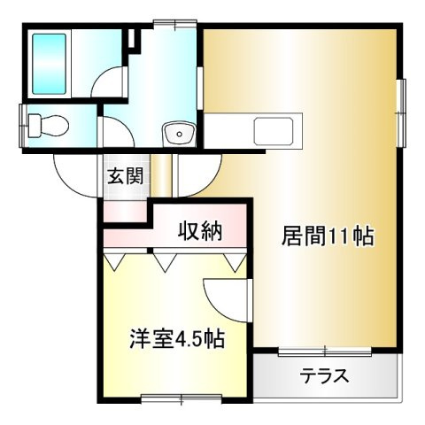 パリエ７３の間取り