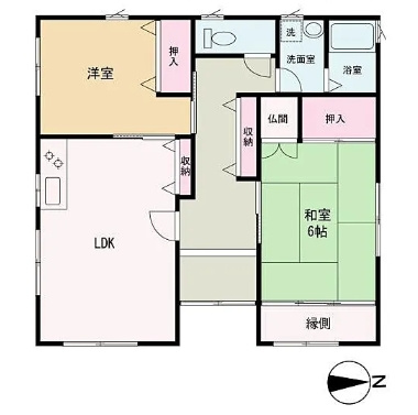 岩出市根来の間取り