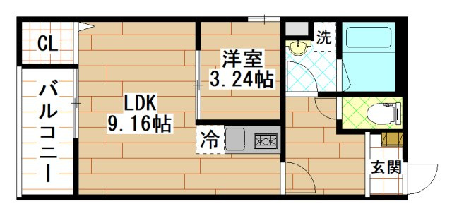 リュクスシティー永和(リュクスシティーエイワ)の間取り
