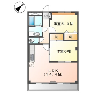 【間取り】 | サンフォレスト曙