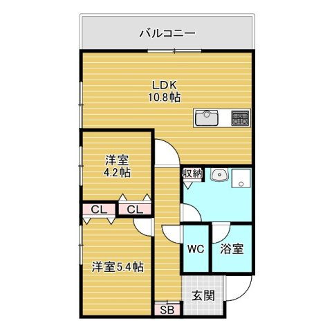 STEADY中桜塚の間取り