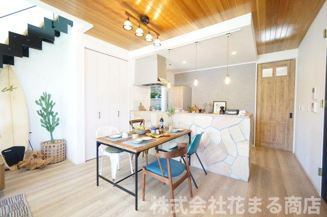 殿台町［モデルハウス］未使用物件のダイニング|＊当日ご案内可＊ご希望の物件まとめてご案内！弊社が掲載していない物件でもOK♪お気軽にご相談ください ♪お電話でのお問合わせがスムーズ♪
