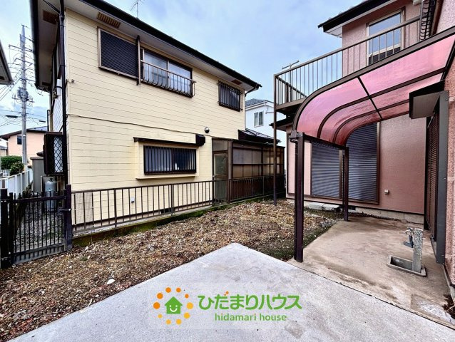 古河市諸川　中古一戸建ての庭