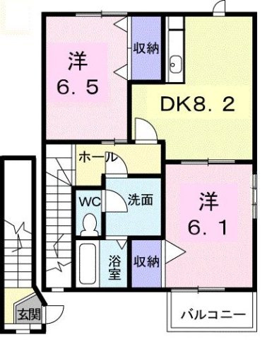 ＩＪＵＲＥＴ　Ａの間取り