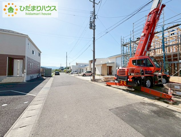 郡山市御前南4丁目第2　新築戸建　1号棟の前面道路含む現地写真|閑静な住宅地で叶える静かな暮らし(^^)/