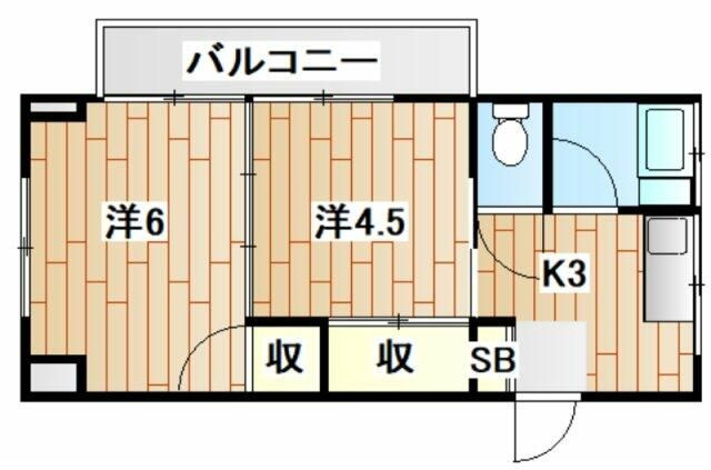 萩赤門ビルの間取り
