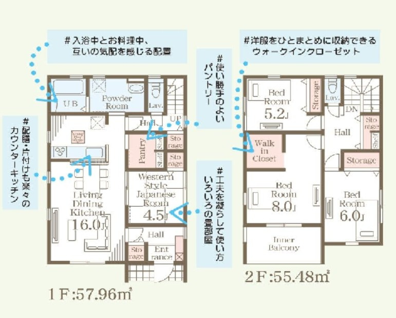 都賀町平川　新築戸建1-1の間取り