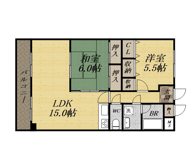 グランドゥール平井の間取り