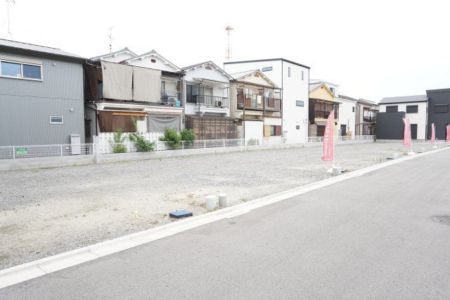 売土地　四條畷市美田町27号地（建築条件無し更地）