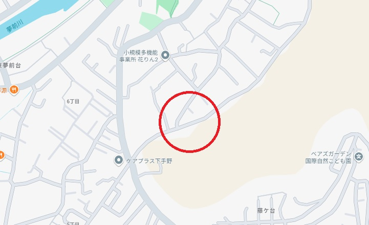 姫路市上手野　姫新線「播磨高岡駅」徒歩20分の地図