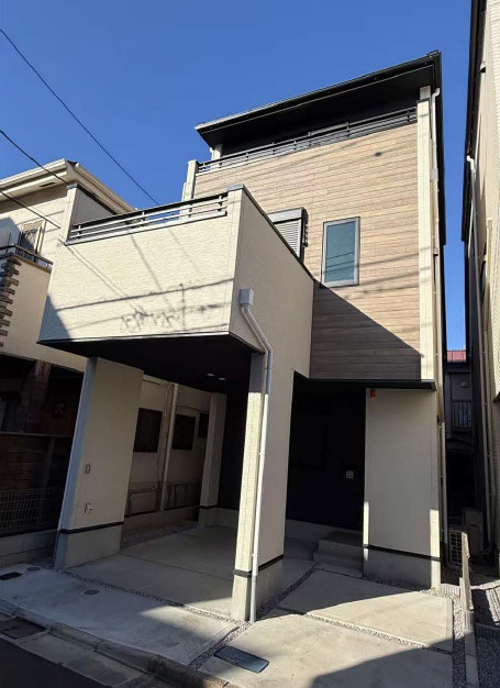 板橋区前野町6丁目　新築未入居物件×家具付き　南向き限定1棟の外観|新築未入居♪南向きの陽だまり邸宅♪家具も付いてすぐに新生活を始めていただけます♪