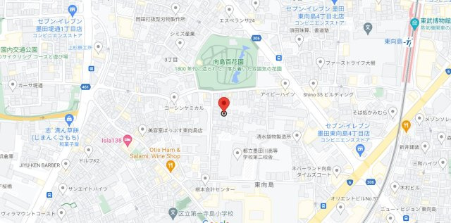 リヴェール向島の地図