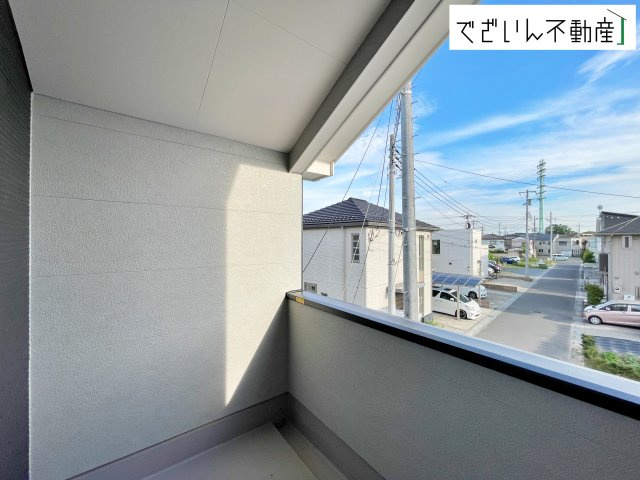 【バルコニー】 | LIGARE久喜市野久喜4期　新築住宅 | ≪5号棟≫
現地(2026年7月撮影)