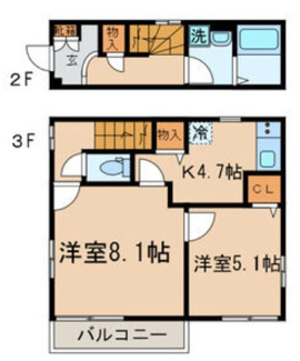 【間取り】 | ハイアックスタウン | 間取りです。