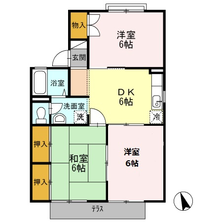 セジュールそれいゆの間取り
