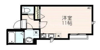 【間取り】 | K | 1階ですが、地面より少し上がっているので目線はあまり気になりません。