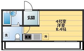 ベイルーム横浜鶴見Ⅰの間取り