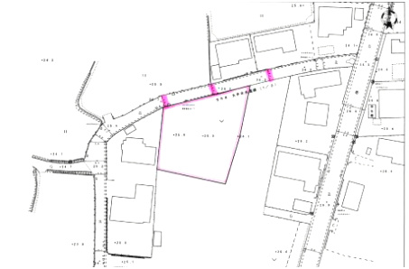 みやき町大字簑原　売地の土地図|230.5　坪