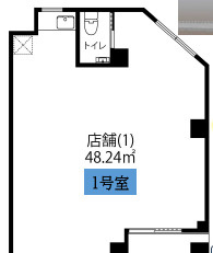 船橋市本郷町の店舗事務所の間取り