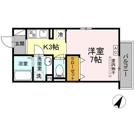 エスポワール南太田の間取り